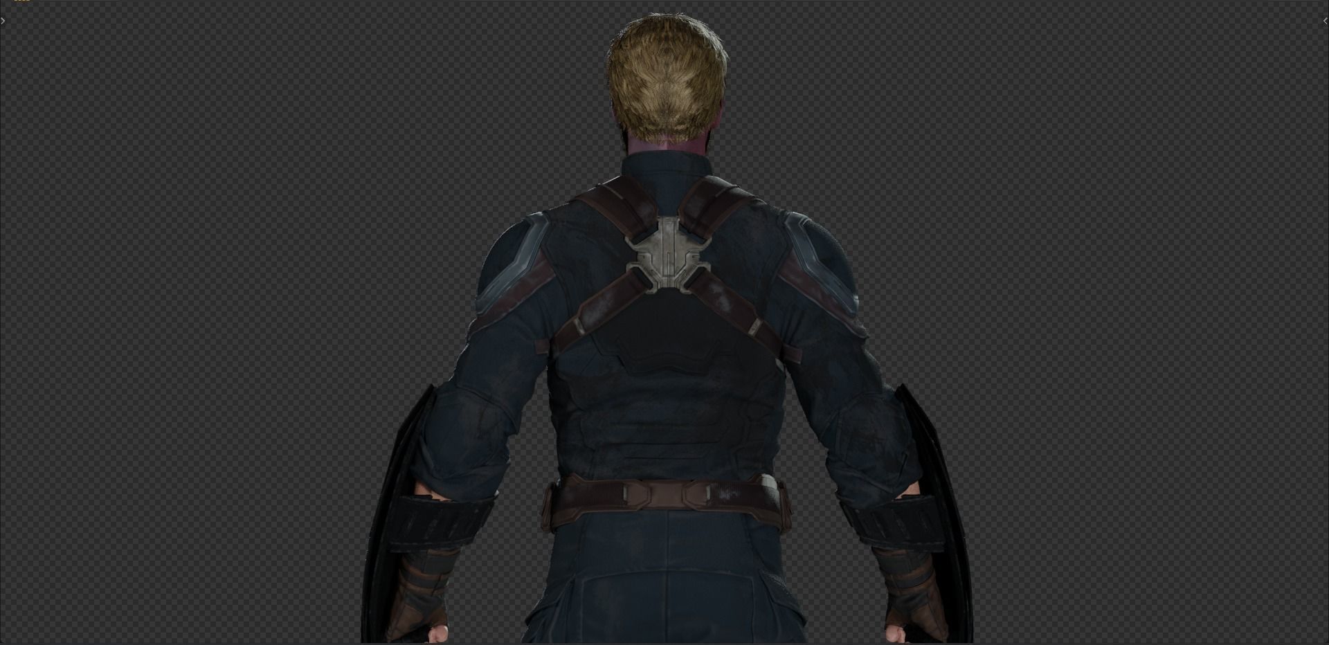 Captain America - Nomad -Steve Rogers from Avengers Infinity War 3D model_7