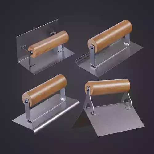 Corner Trowels 3D Model Collection