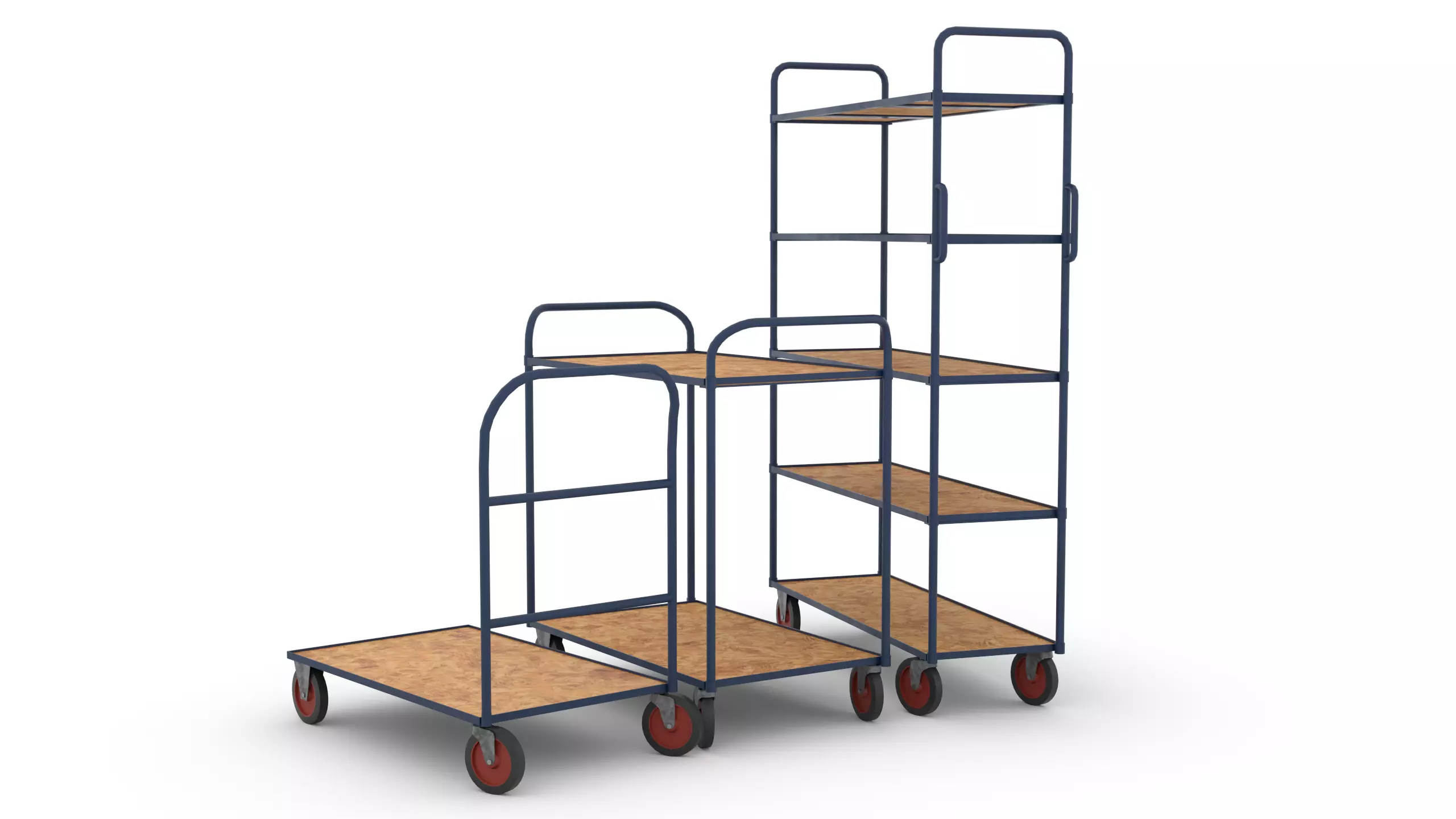 Picking trolleys - 3 samples 3D model | CGTrader