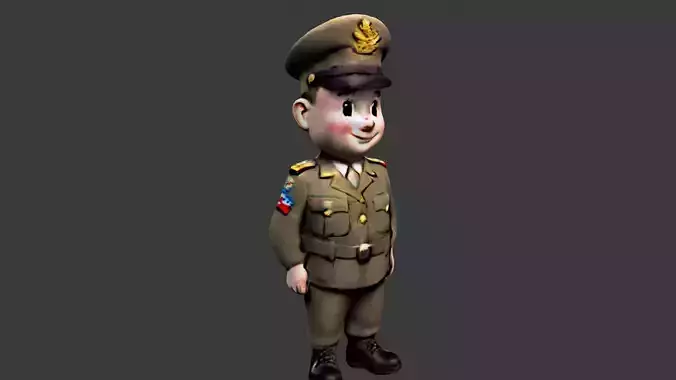 WW2 Soldier Man