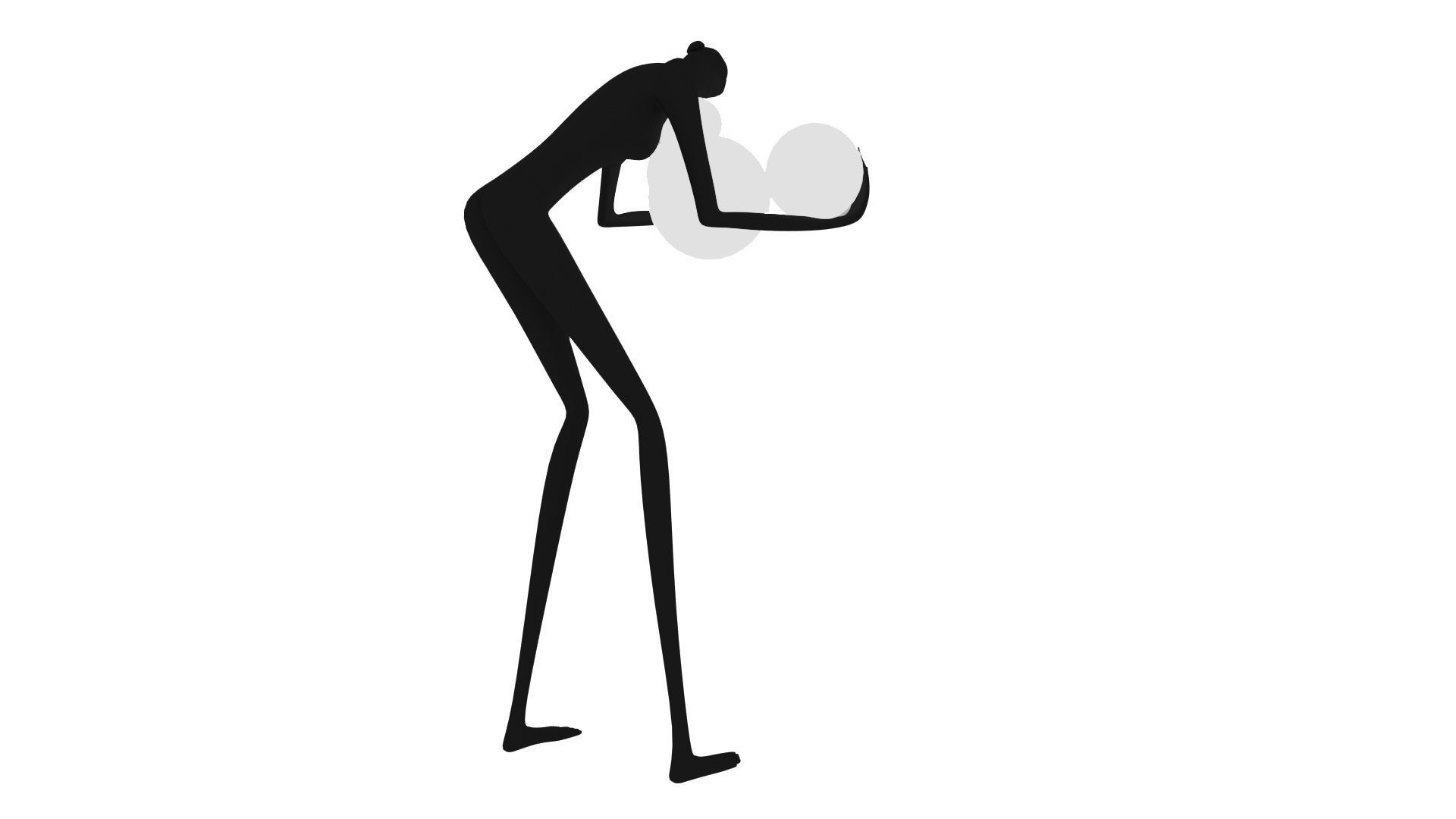 Human Sculpture Lamp 3D Model 3D model_3