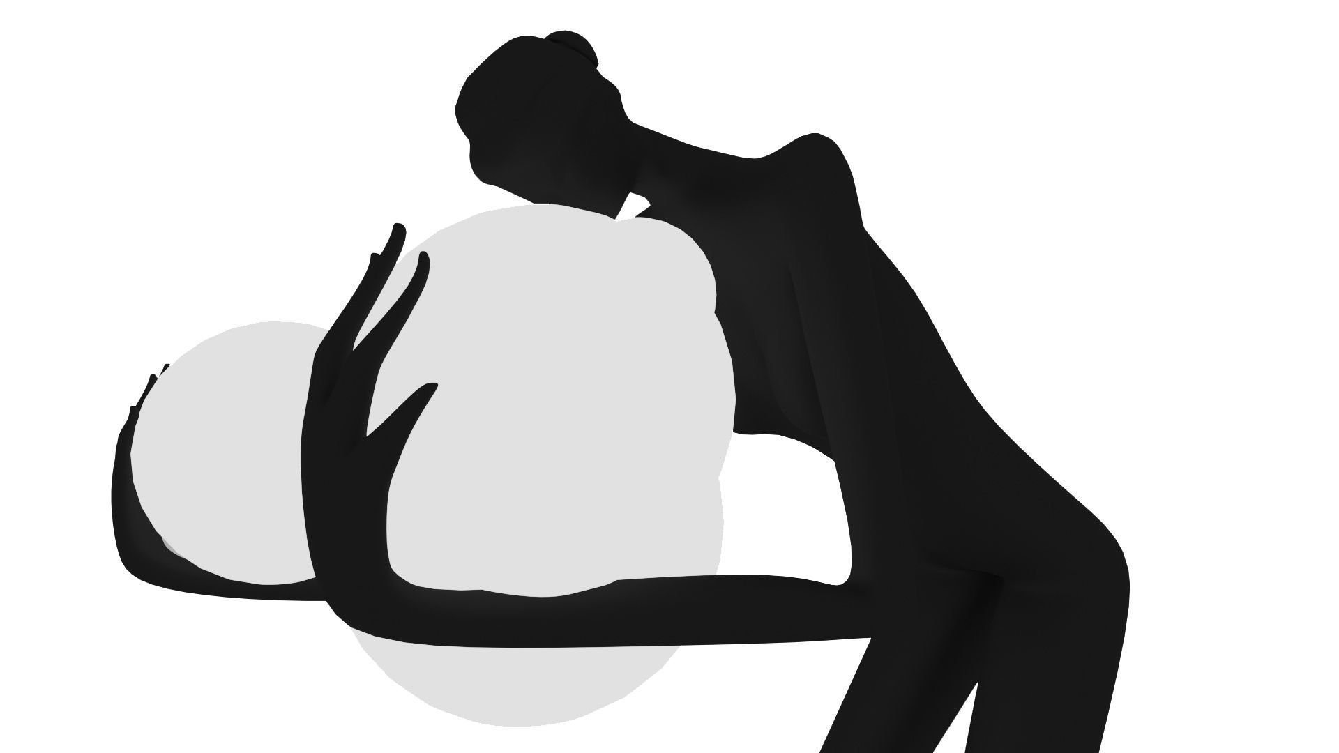 Human Sculpture Lamp 3D Model 3D model_4