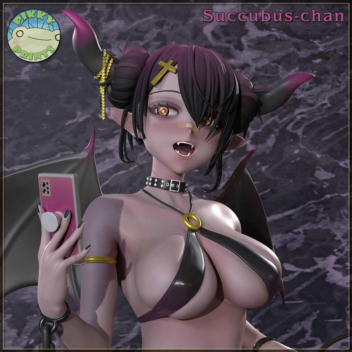 Succubus chan 3D print model_7