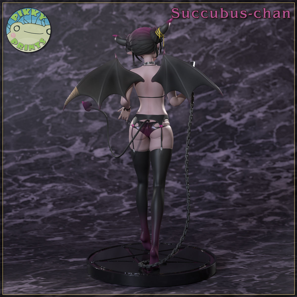 Succubus chan 3D print model_2