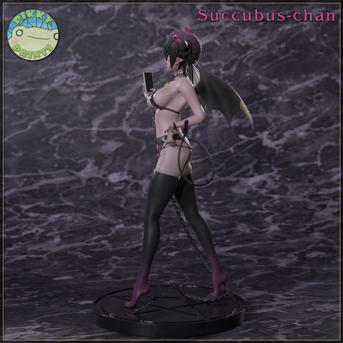 Succubus chan 3D print model_3