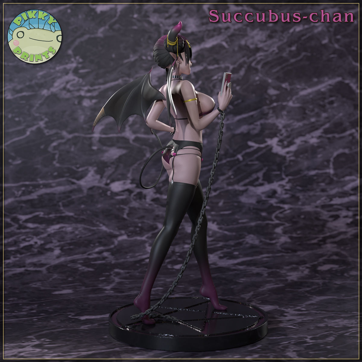 Succubus chan 3D print model_4