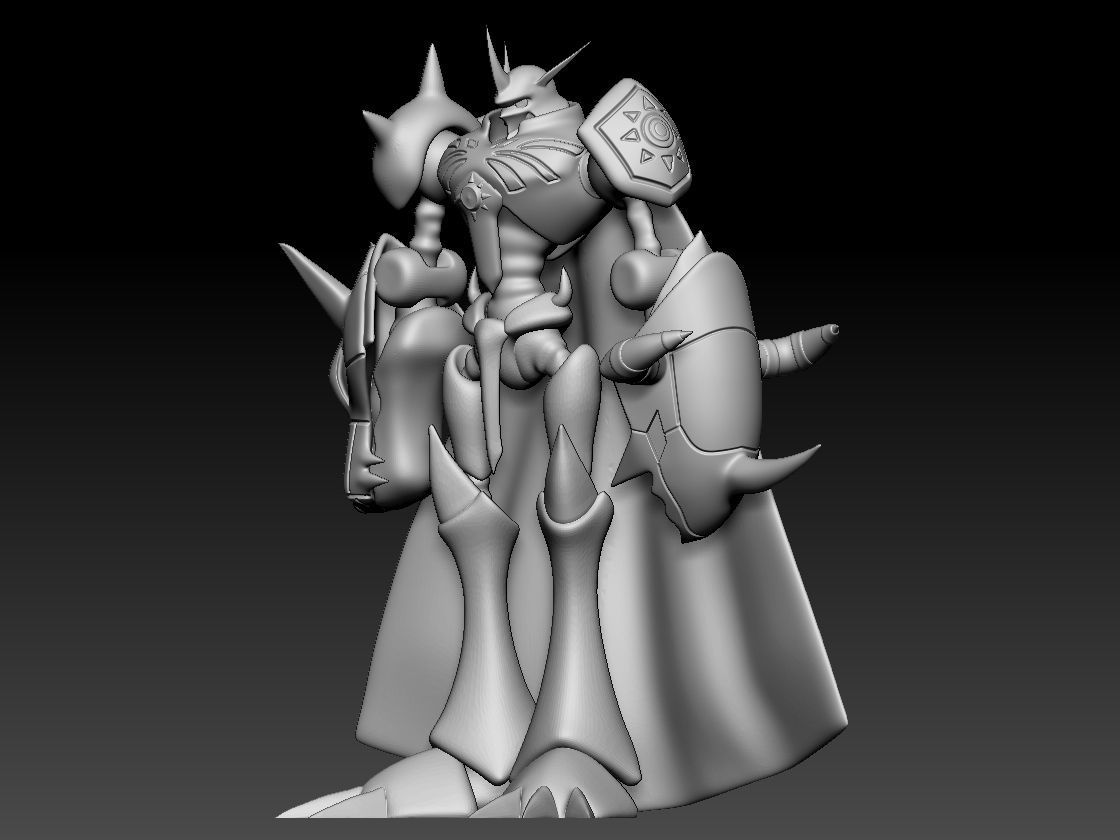 Omegamon Pack 3D print model_12