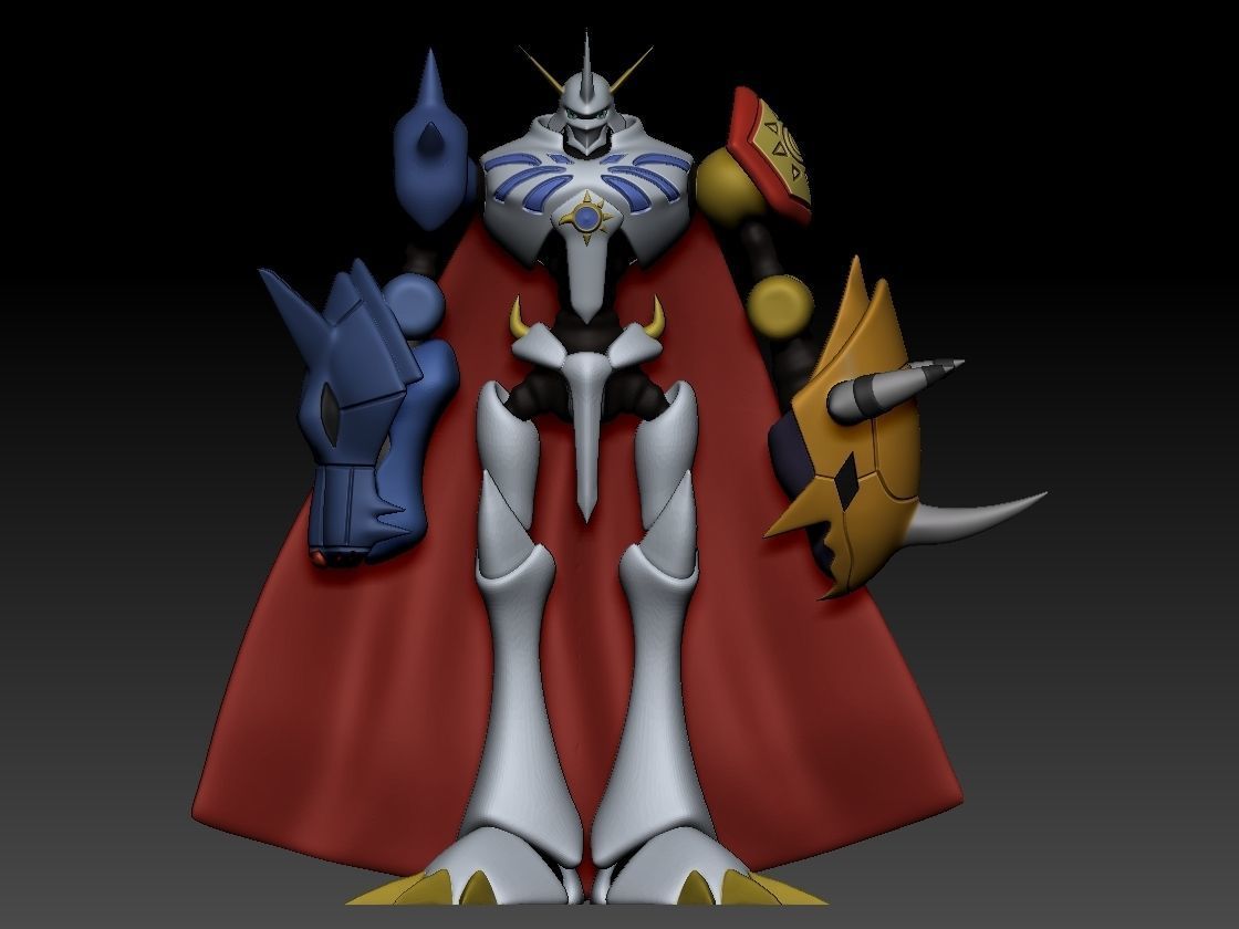 Omegamon Pack 3D print model_10
