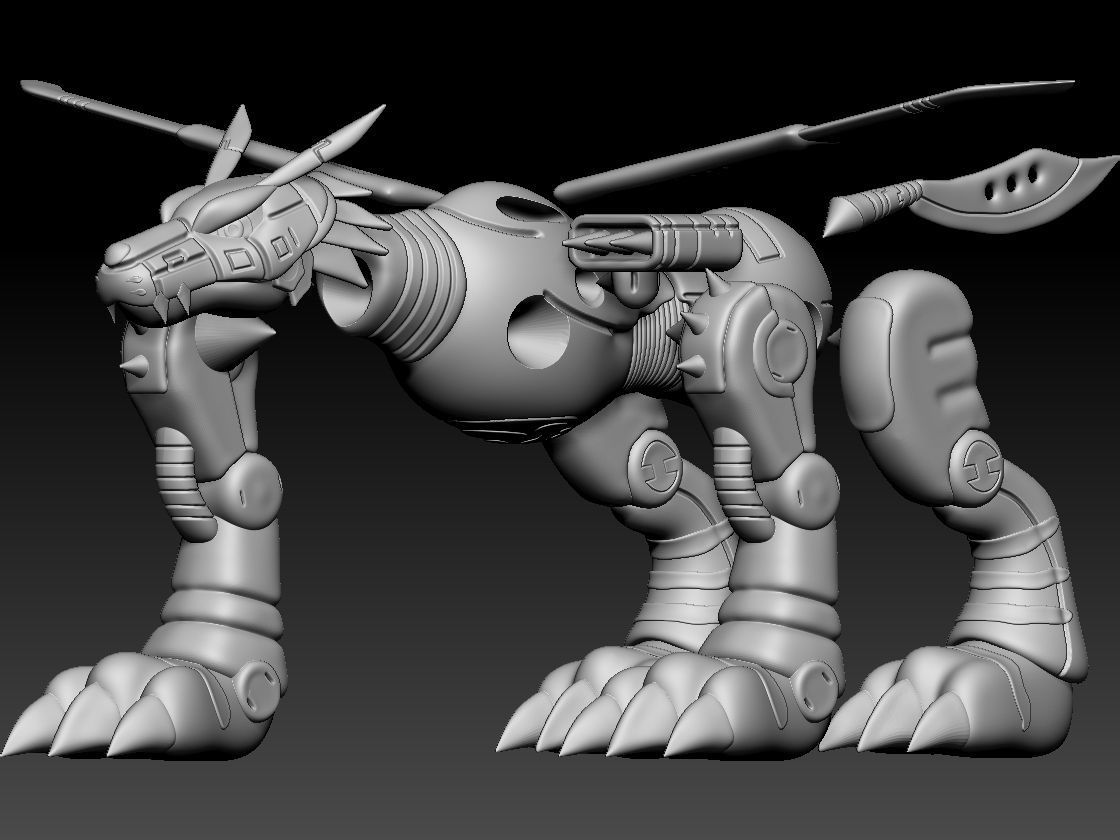 Omegamon Pack 3D print model_4