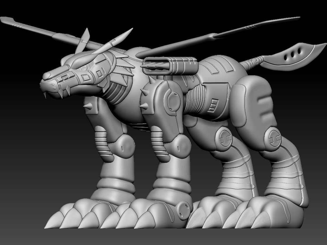 Omegamon Pack 3D print model_8