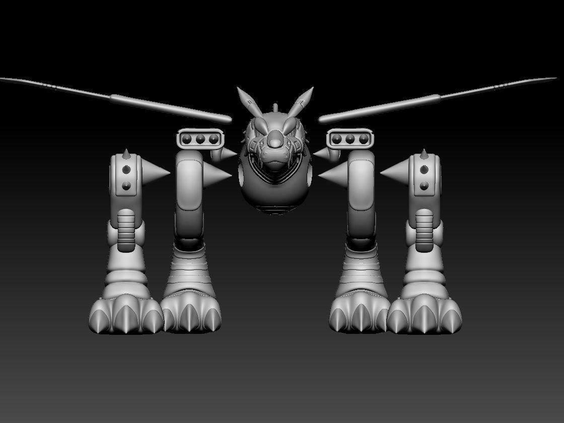 Omegamon Pack 3D print model_3