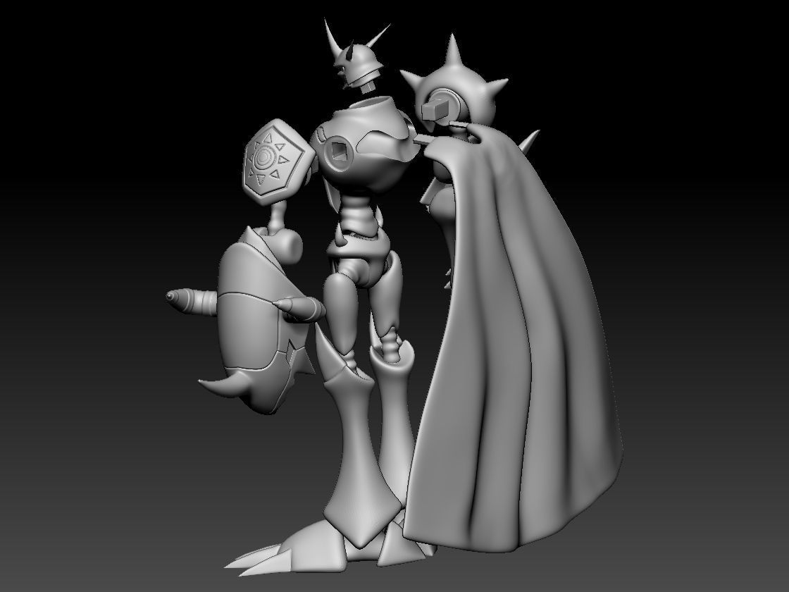 Omegamon Pack 3D print model_15