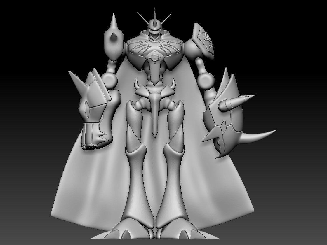 Omegamon Pack 3D print model_14