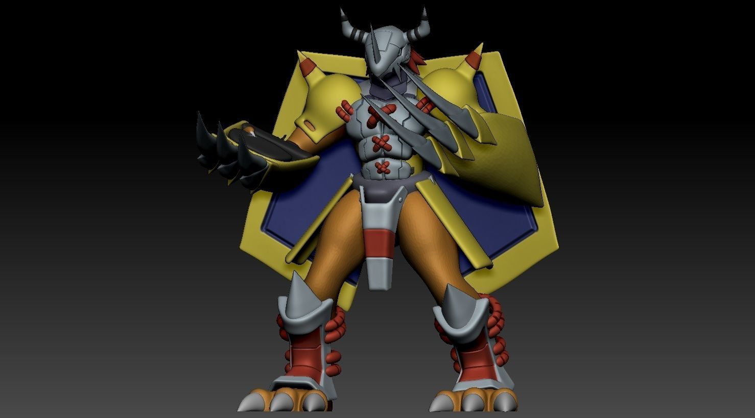 Omegamon Pack 3D print model_17