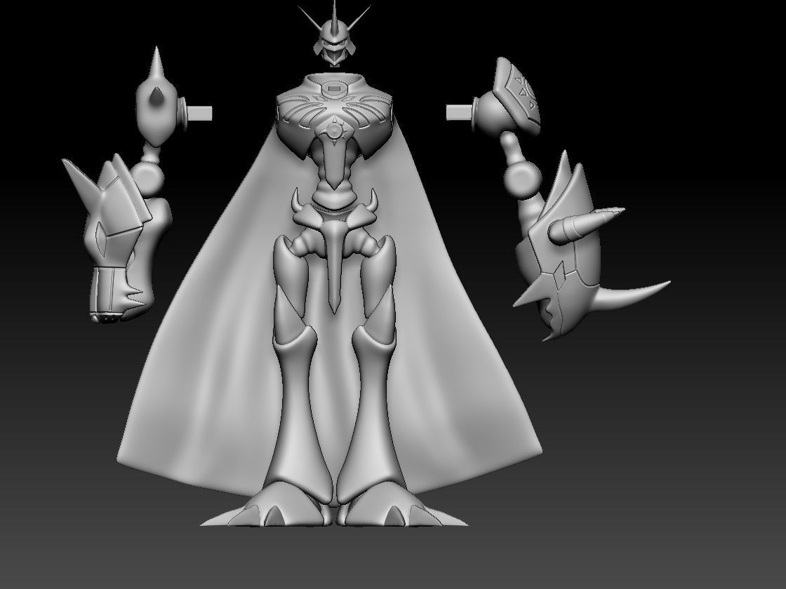 Omegamon Pack 3D print model_16