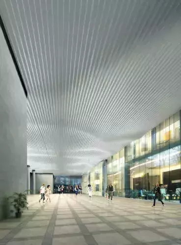 3Dmax fashion city commercial square building 449