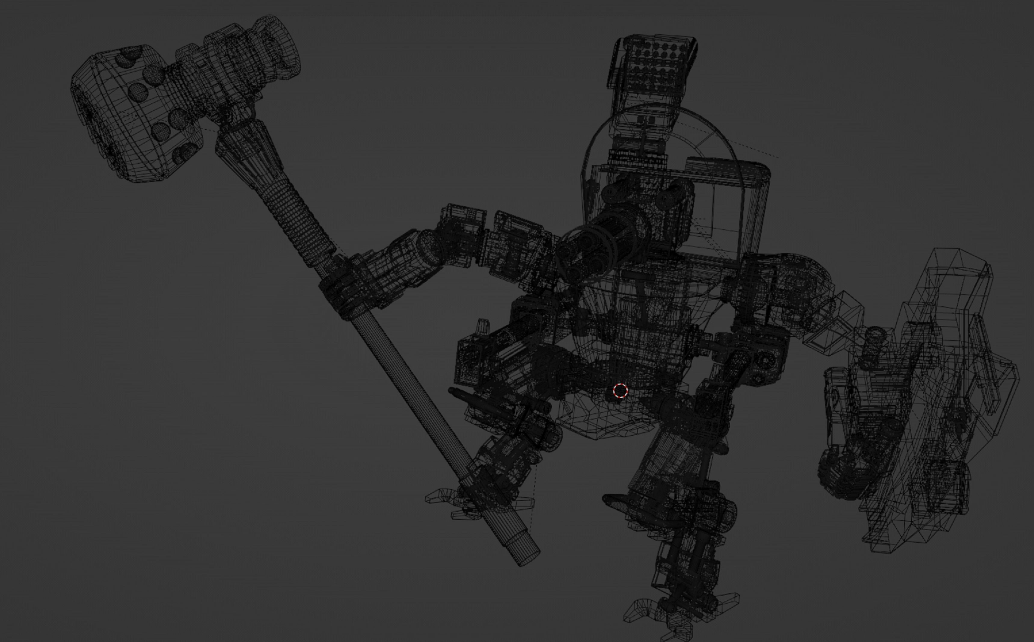 Mech Of Fun Low-poly 3D model_5