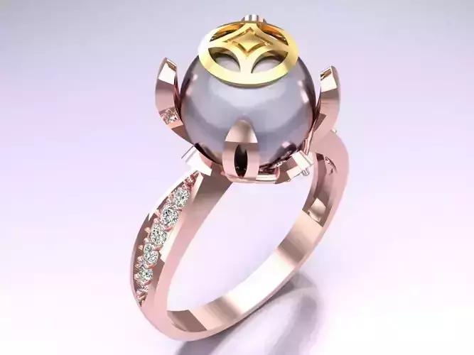 Pearl Ring - Womens Rings  - SN560