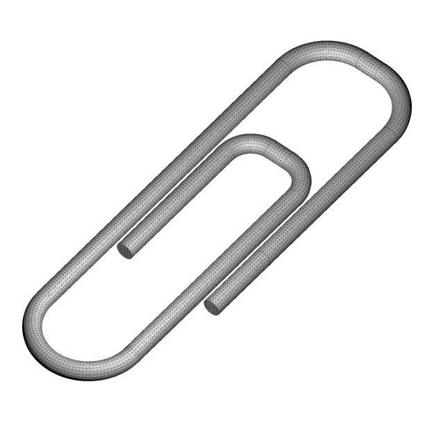 Rusty Paper Clip 3D model_4