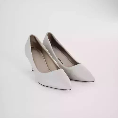 Game-Ready Woman Shoes White High Heels