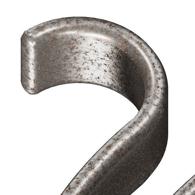 Rusty Spiral Spring 3D model_2