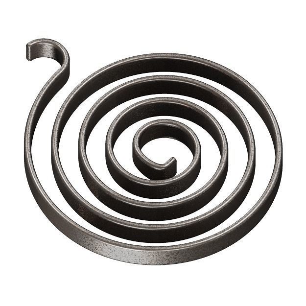 Rusty Spiral Spring 3D model_1