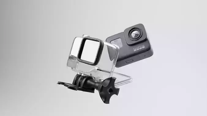 GoPro Hero 7 Low-poly 3D model