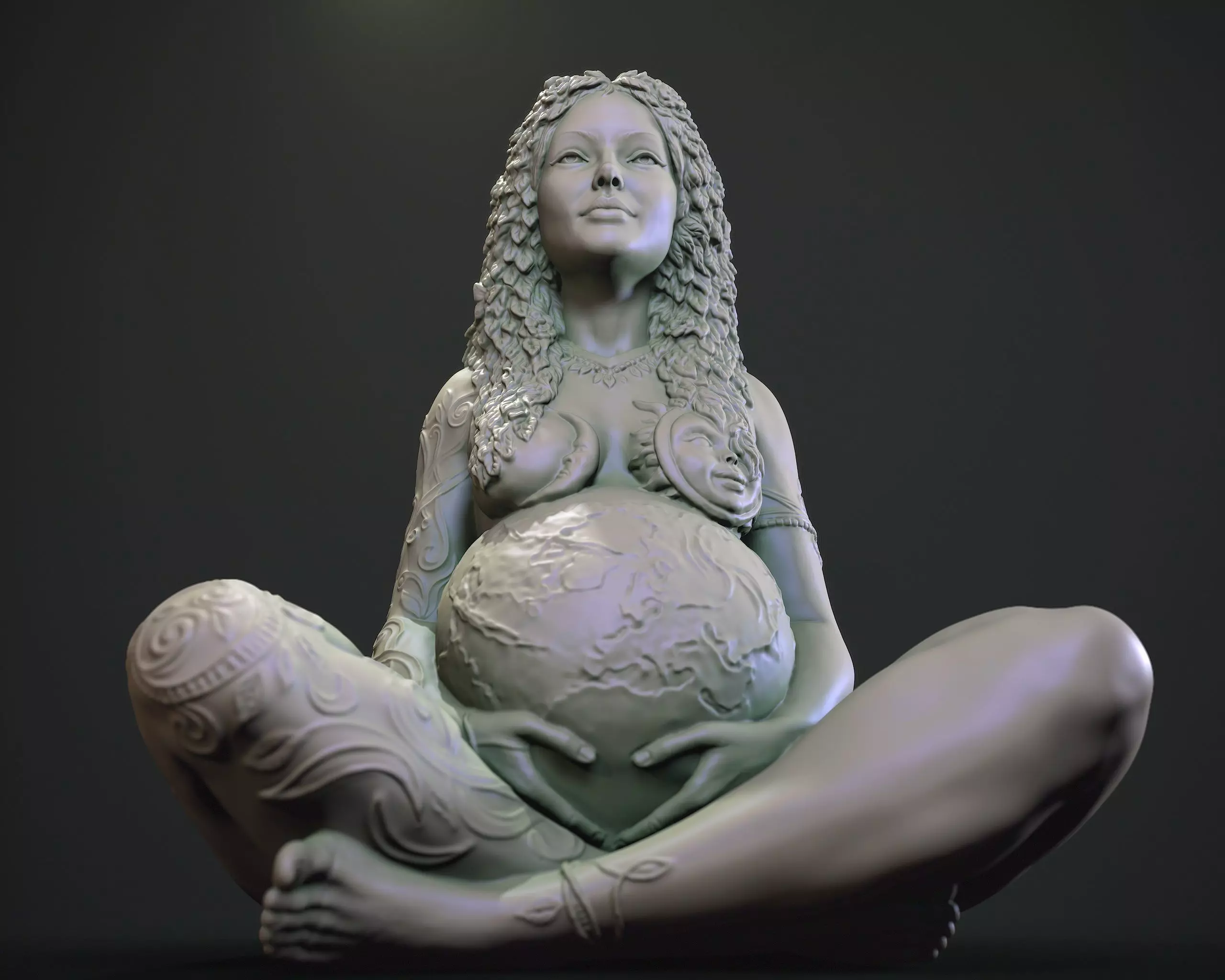 Mother of Earth 3D print model