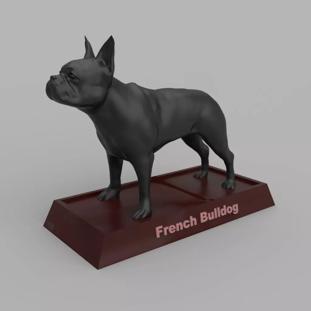 French Bulldog 3D print model