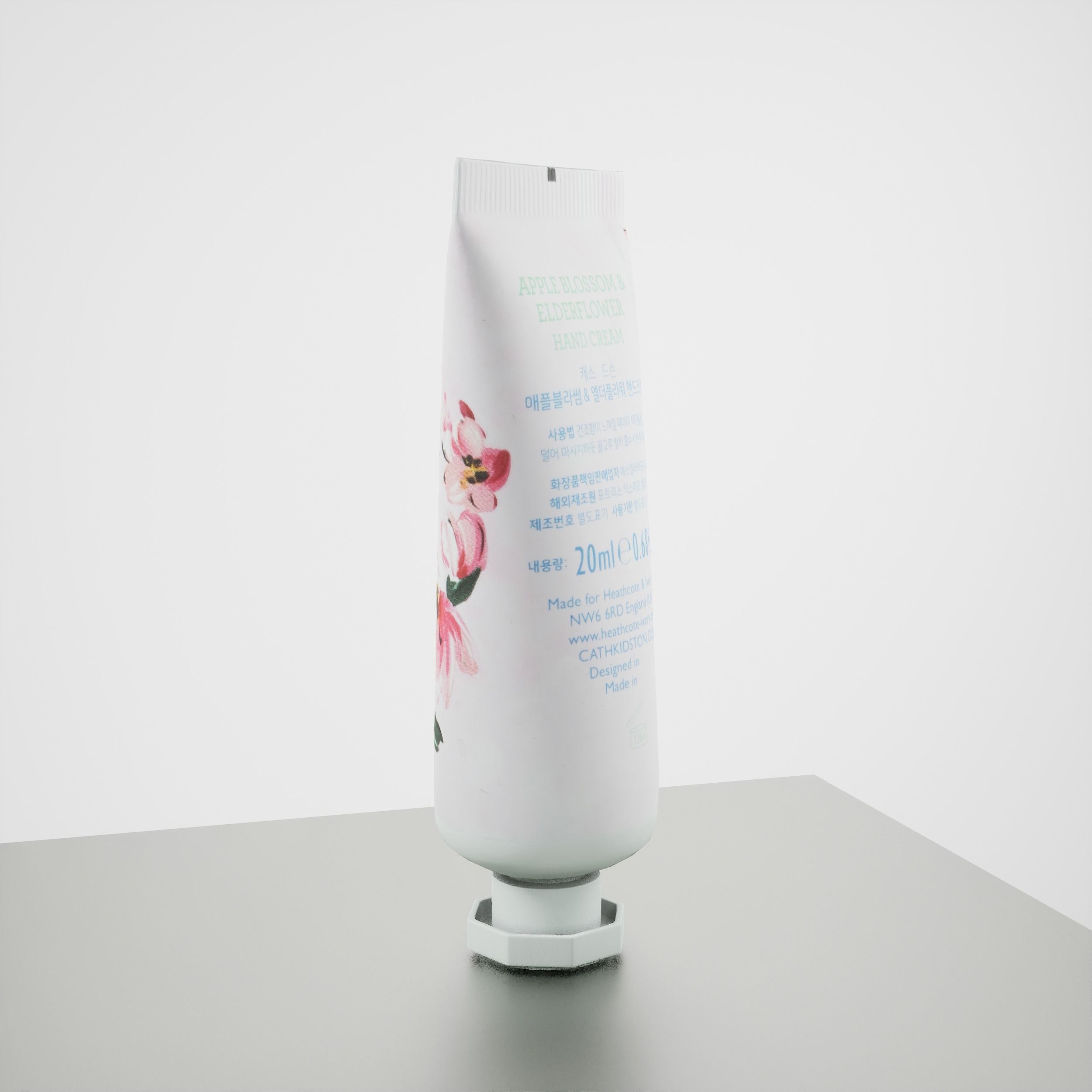 Game-Ready Floral Hand Cream Low-poly 3D model_2