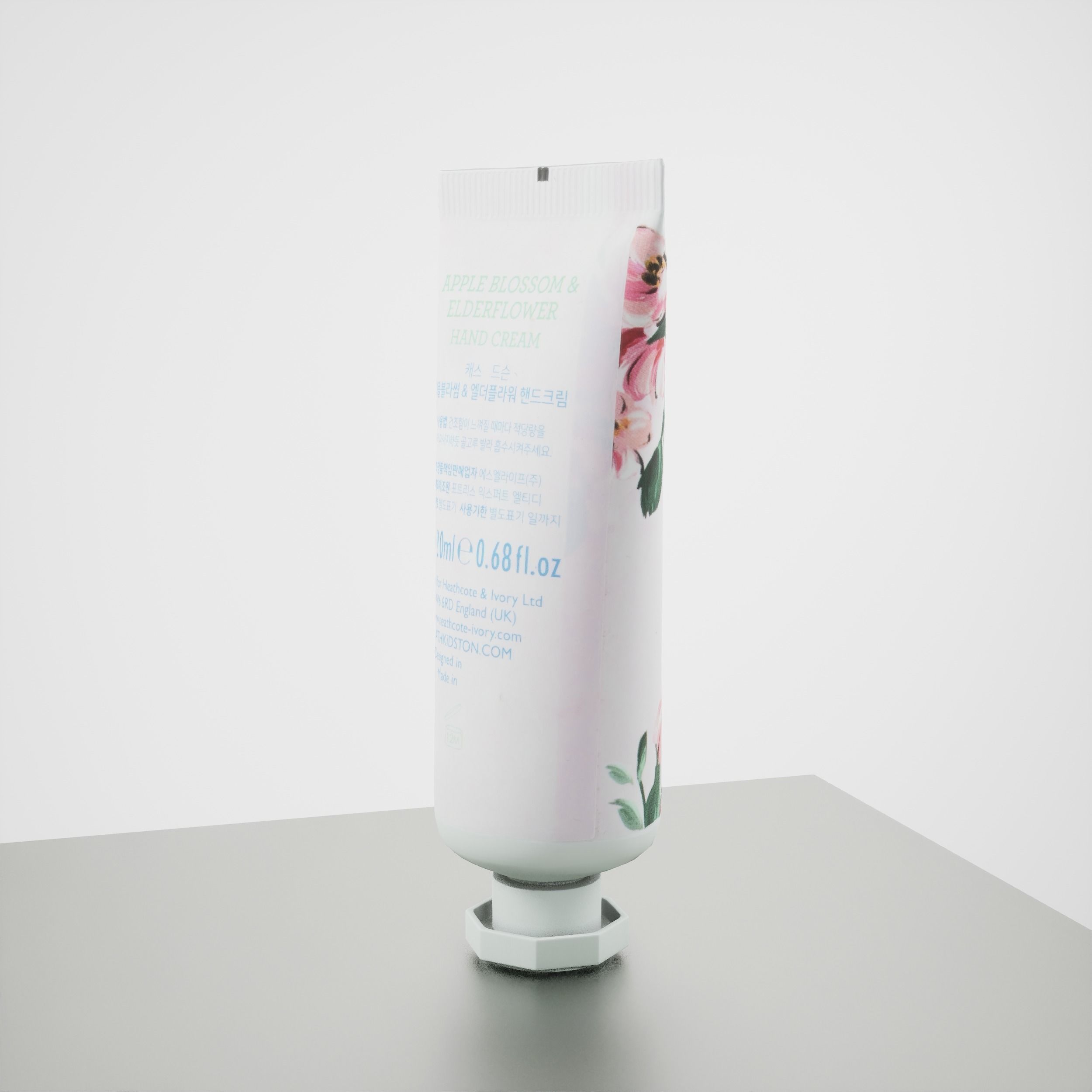 Game-Ready Floral Hand Cream Low-poly 3D model_4