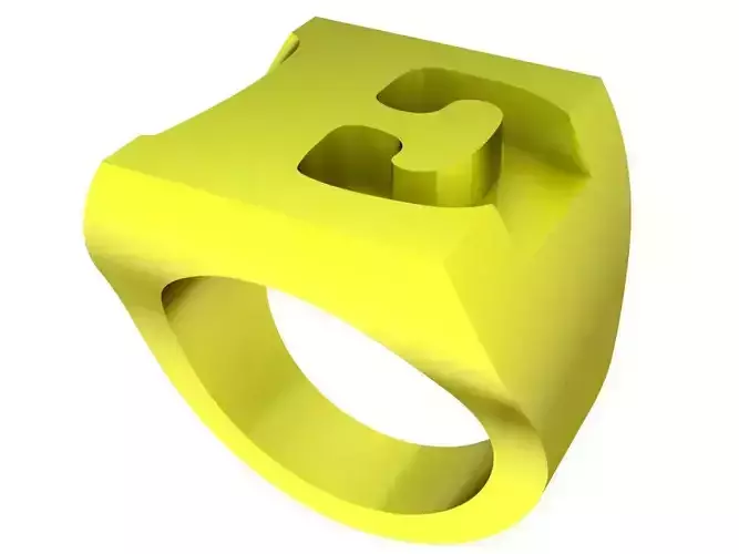 6631 E letter Ring