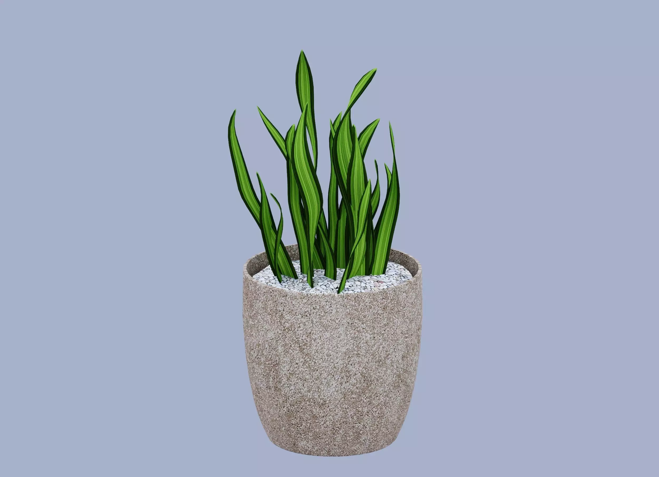 Flowerpot Free low-poly 3D model