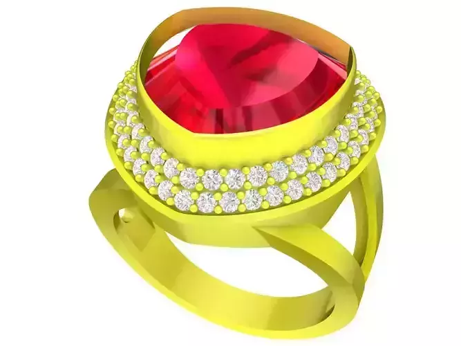 6644 Fashion Men Ring 3D print model