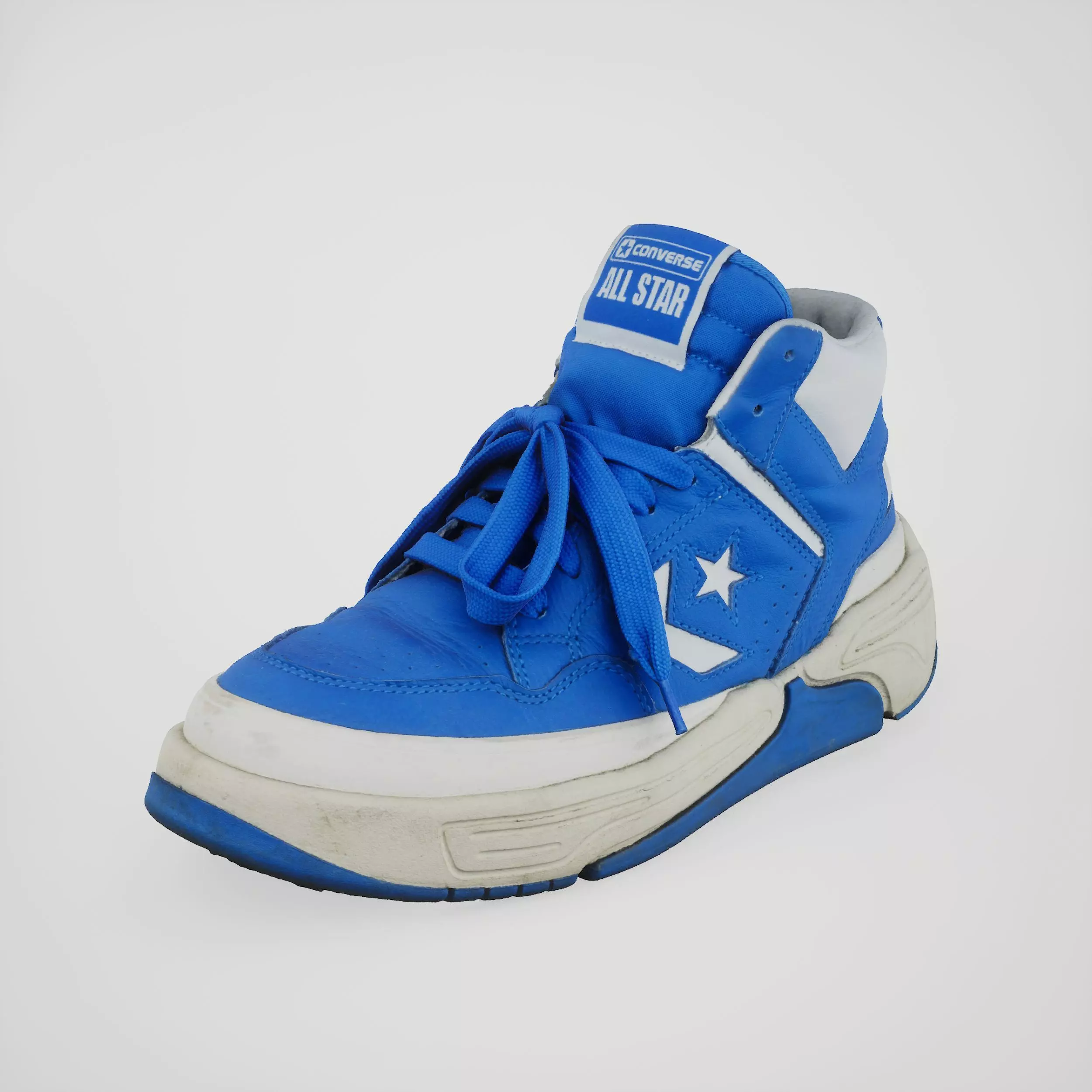 Blue Mid-Top Sneaker 3D model