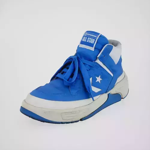 Blue Mid-Top Sneaker 3D model