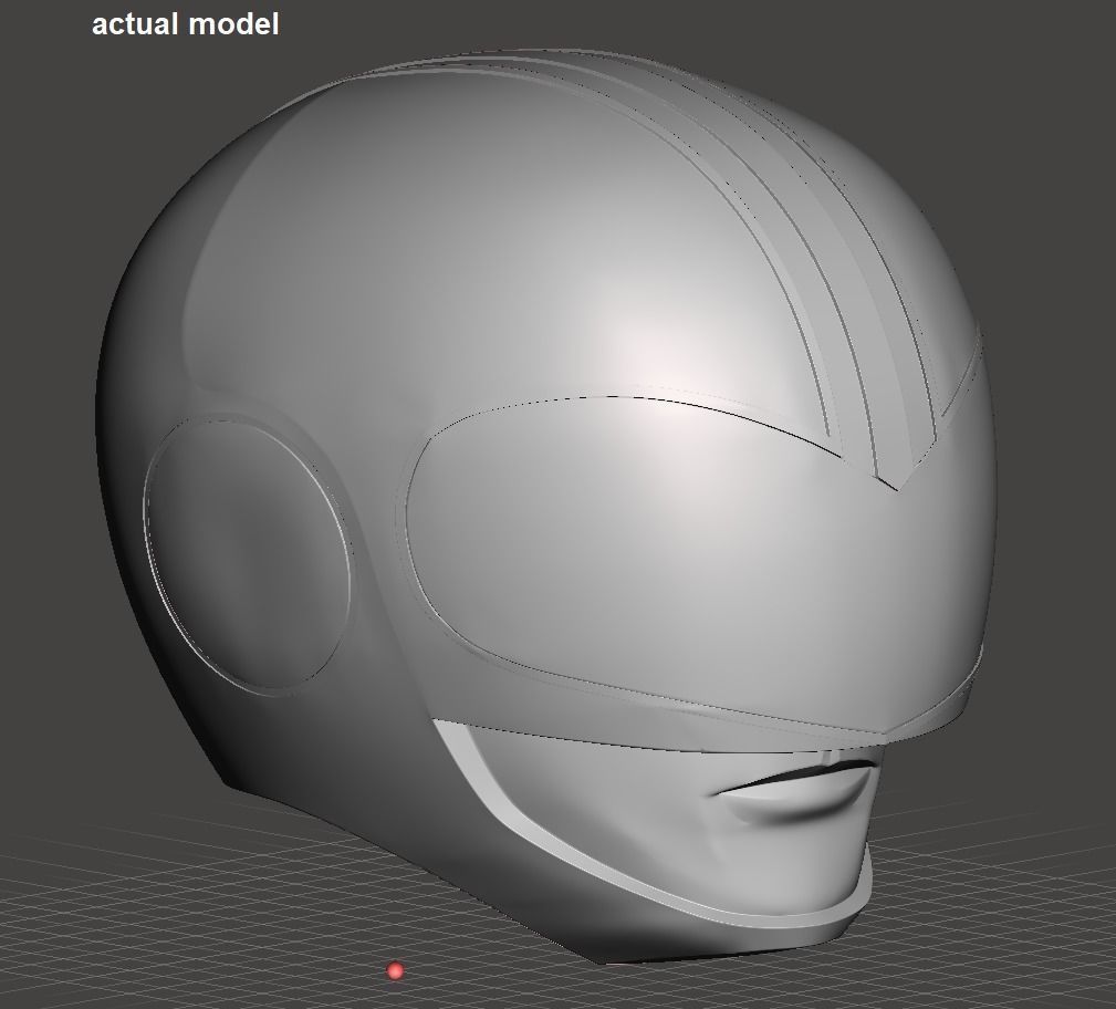 Power Rangers Time Force Pink Ranger helmet 3D print model_4