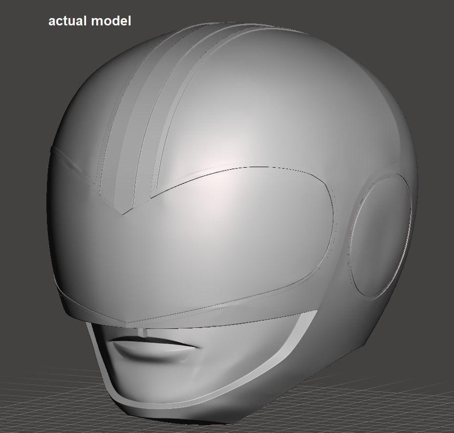 Power Rangers Time Force Pink Ranger helmet 3D print model_6