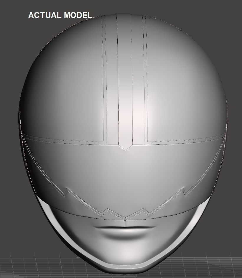 Power Rangers Time Force Quantum Ranger helmet 3D print model_5
