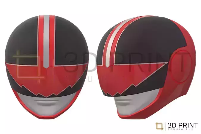 Power Rangers Time Force Quantum Ranger helmet 3D print model