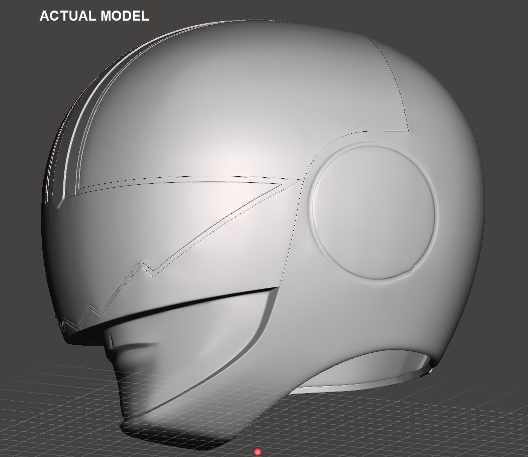Power Rangers Time Force Quantum Ranger helmet 3D print model_6