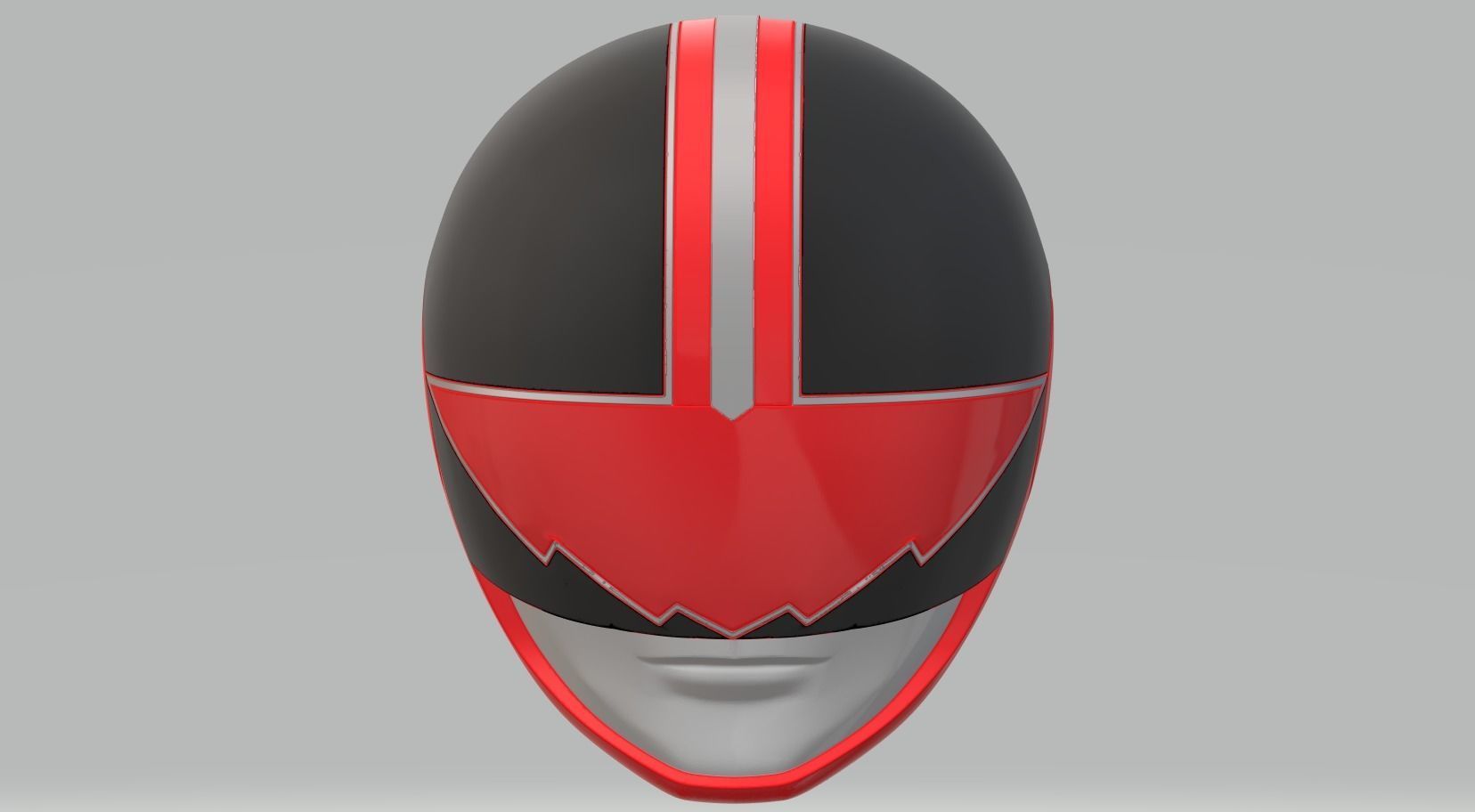 Power Rangers Time Force Quantum Ranger helmet 3D print model_3