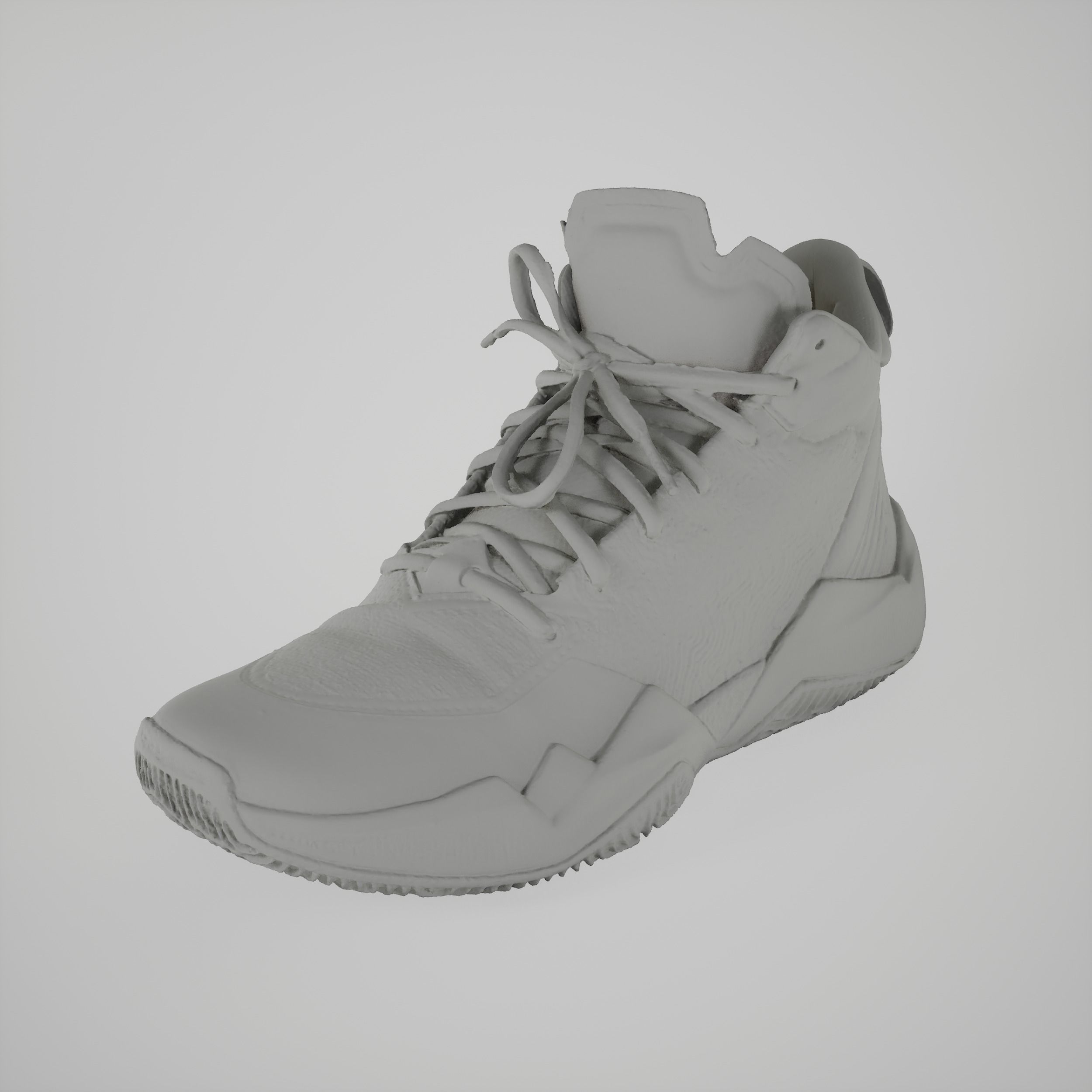 Colorful Sneakers Basketball Shoes 3D model_6