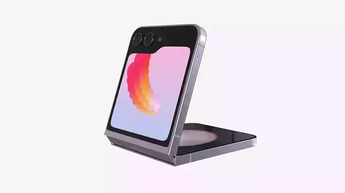 Galaxy ZFlip5 3D model