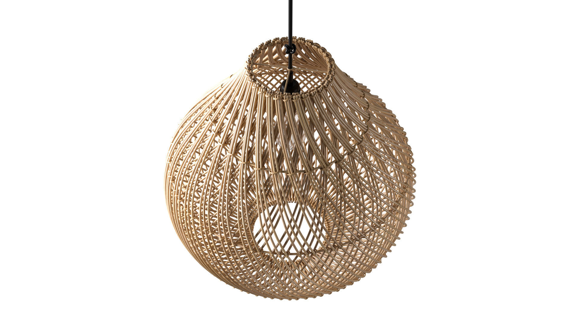 The Bottle Pendant Natural 3D model_4