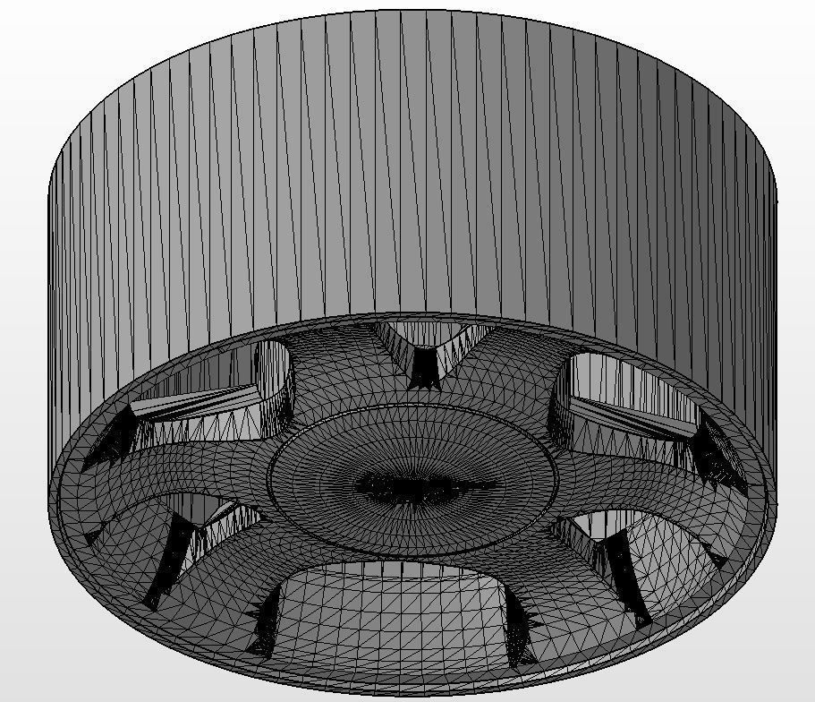 Wheels for scale model of famous ponycar 1999 3D print model_21