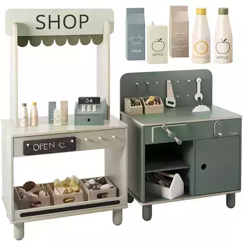 FLEXA The Shop and The Workbench Toy
