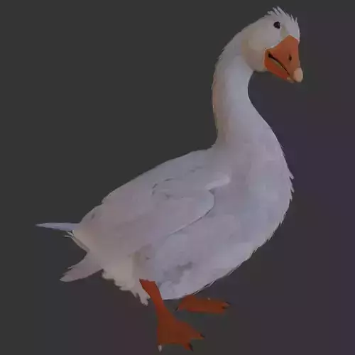 Goose High poly Model  3D model