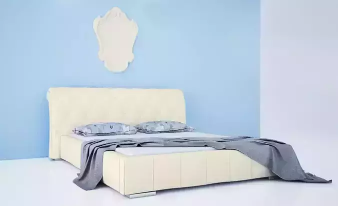 Classic bed 3D model