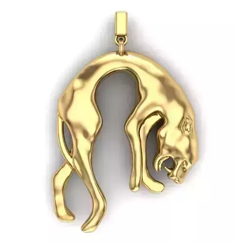 Panther Pendant 3D print model